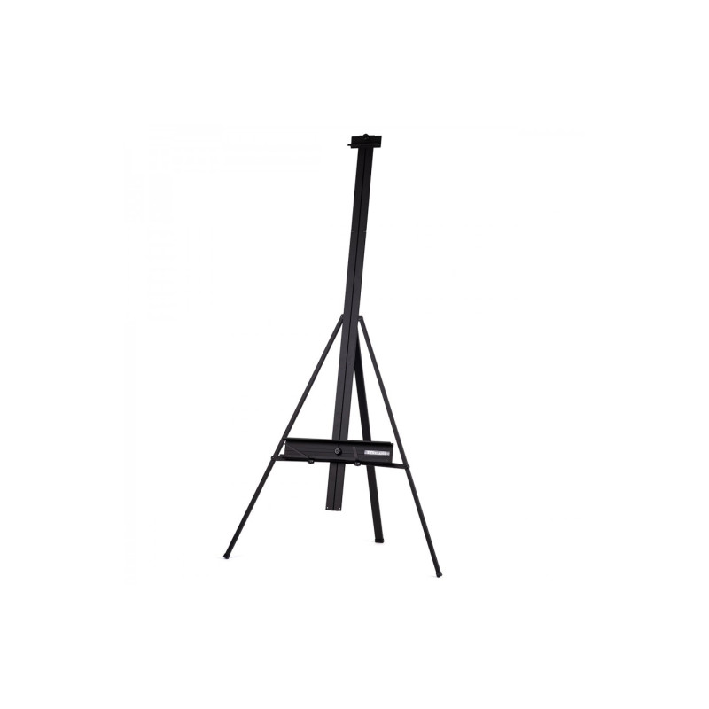 Black aluminum tripod studio easel
