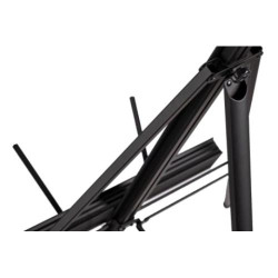 Black aluminum tripod studio easel