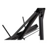 Black aluminum tripod studio easel