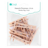 DP Craft klamerki drewniane naturalne 7,2cm 10 sztuk