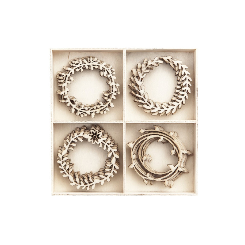 DP Craft wood shapes frame 20 pieces