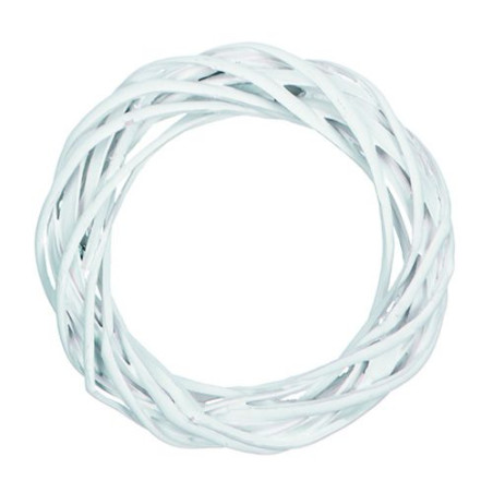 DP Craft white wicker garland