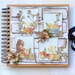 DP Craft wood shapes forest 45 pieces