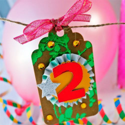 DP Craft kraft pendants signboard with string 12 pieces