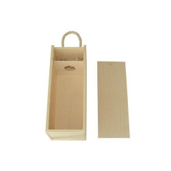 Drewniana skrzynka na alkohol o- sklep plastyczny - szał dla plastyków