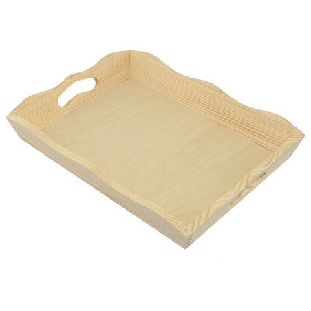 Big wave wooden tray