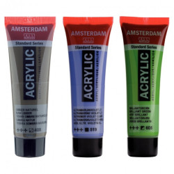 Talens amsterdam farby akrylowe 20ml - sklep plastyczny - szał dla pla
