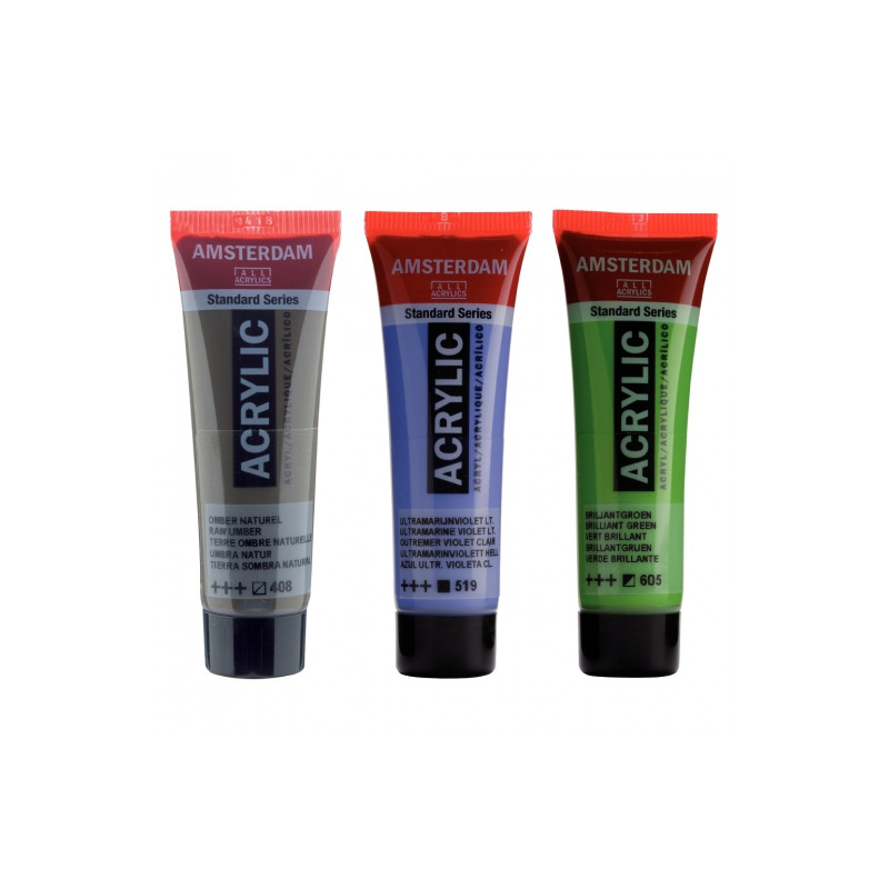 Talens amsterdam farby akrylowe 20ml - sklep plastyczny - szał dla pla