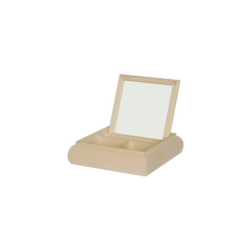 Wooden square dressing table