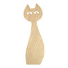 Wooden bookmark cat
