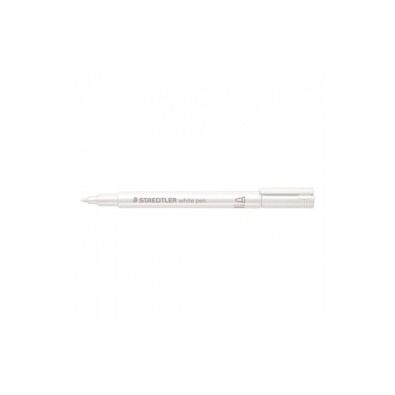 Staedtler marker biały M 1-2 mm z okrągłą końcówką - sklep plastyczny