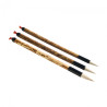 Kangrui set of 3 goat hair brushes for chinese calligraphy