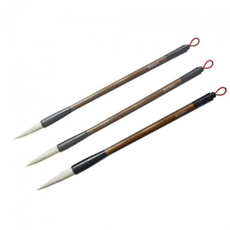 Kangrui set of 3 goat hair brushes for chinese calligraphy