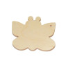 Wooden butterfly pendant