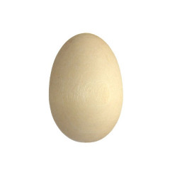 Wooden egg, medium 39mm
