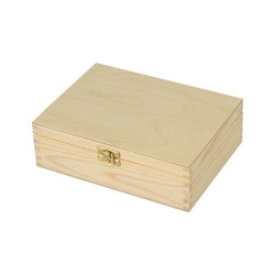 Drewniane pudełko na herbatę 6 komór - sklep plastyczny - szał dla pla