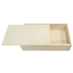 Wooden box for crayons