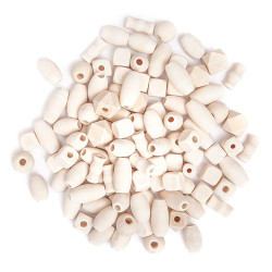DP Craft wooden beads mix 50 grams