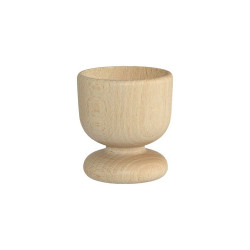 Wooden egg cup