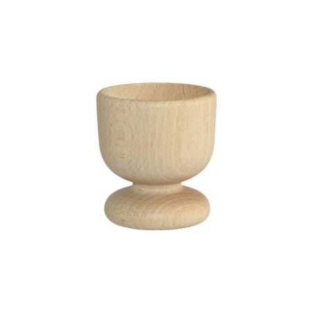 Wooden egg cup