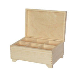 Wooden trunk 30x20 cm, 1 insert