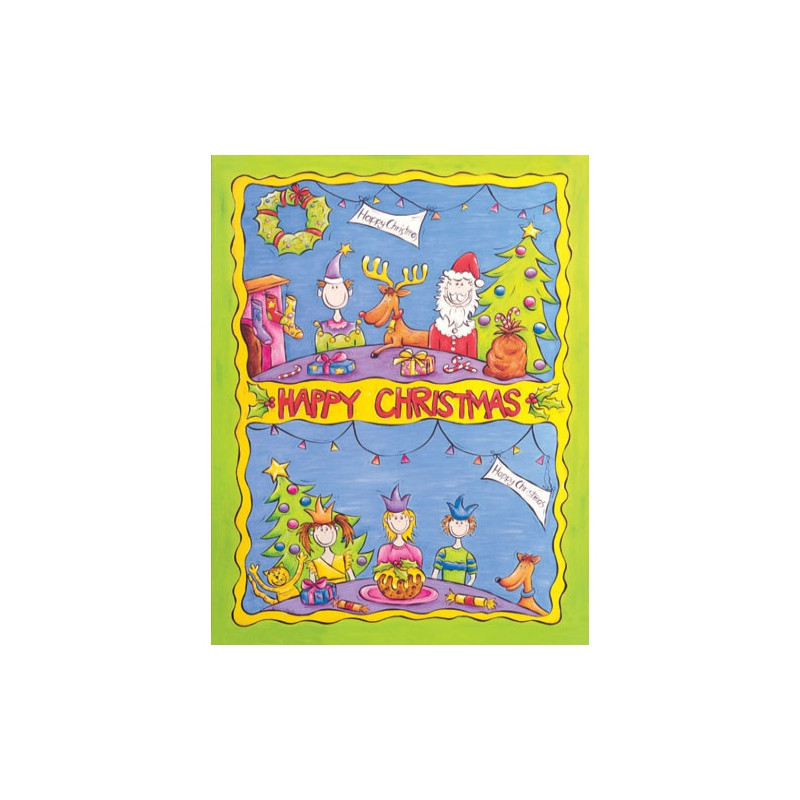 Papier do decoupage 50x70cm wesołych świąt MDW029 - sklep plastyczny -