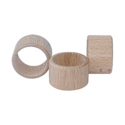 Wooden napkin ring straight