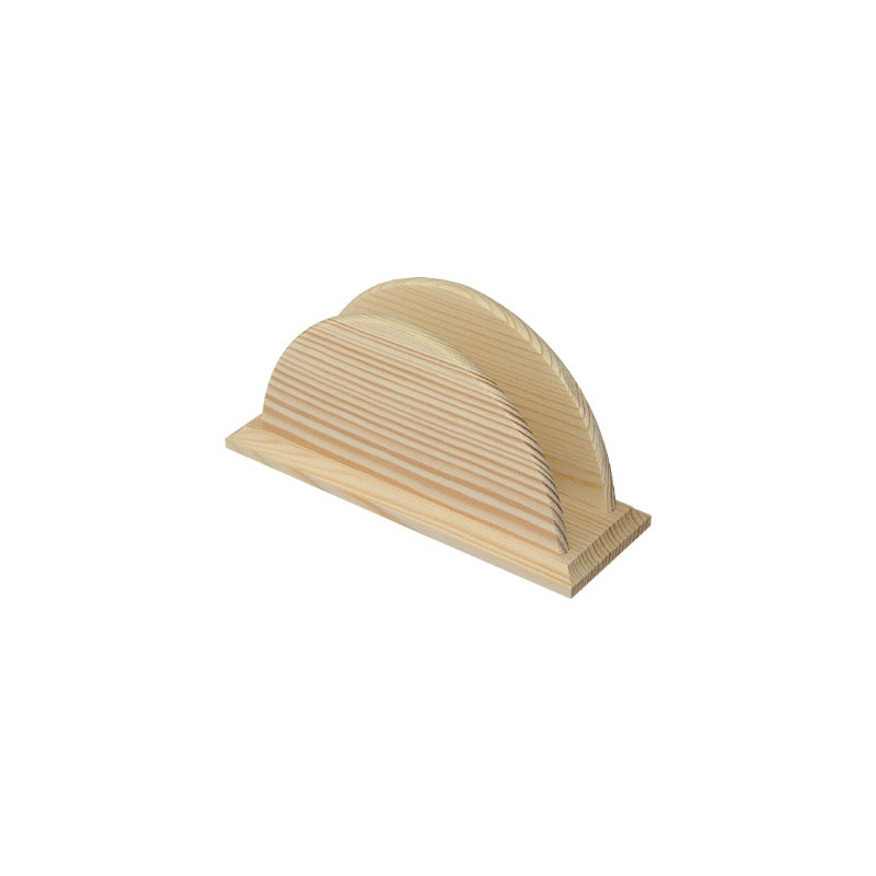 Wooden napkin holder