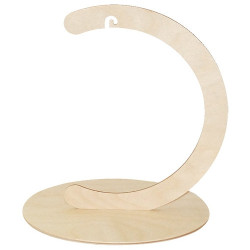 Small wooden stand for a Christmas ball