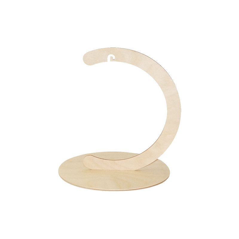 Small wooden stand for a Christmas ball