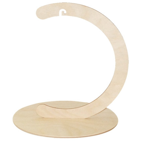 Drewniany stojak na bombkę mały - sklep plastyczny - szał dla plastykó