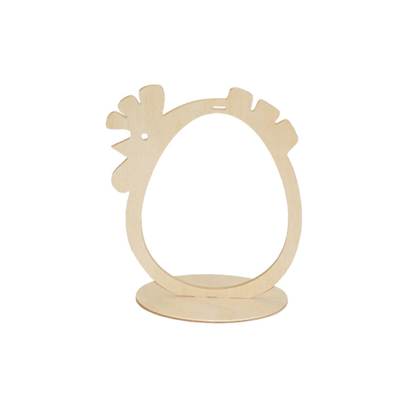 Wooden stand for chanterelle egg