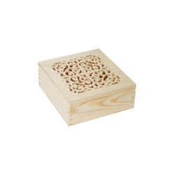 15x15x6 cm cassette with an openwork lid