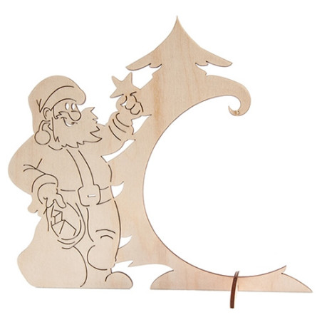 A stand for a Christmas ball Santa 20x22cm