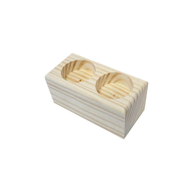 Double pine candlestick