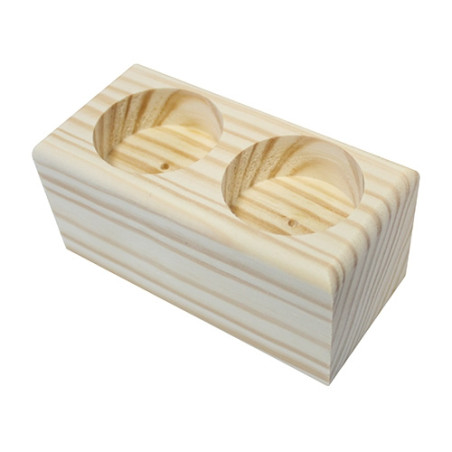 Double pine candlestick