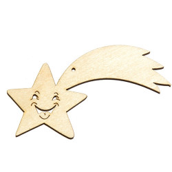 Star pendant 5.5 x 9.5 cm