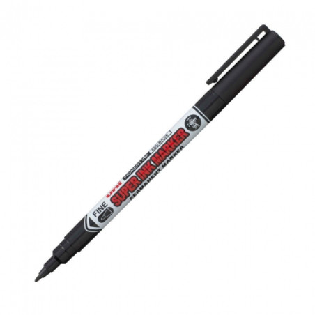UNI super ink marker fine 0.9mm black permanent