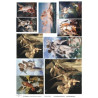 Decoupage paper, A3 angels