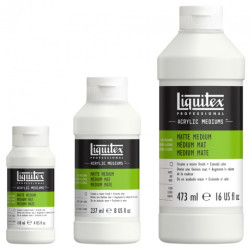 Liquitex matte medium matt to acrylic