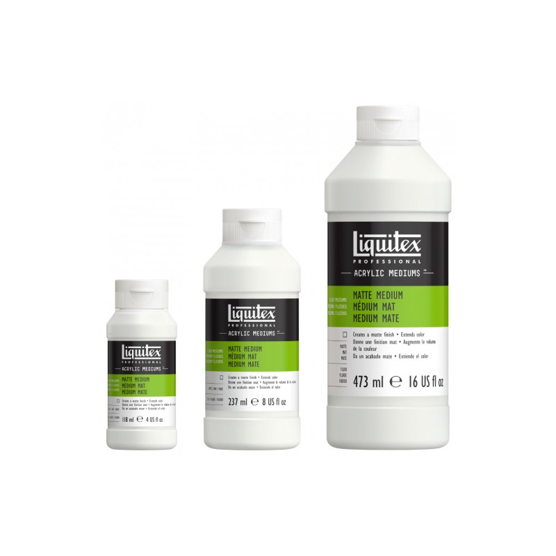 Liquitex matte medium matt to acrylic