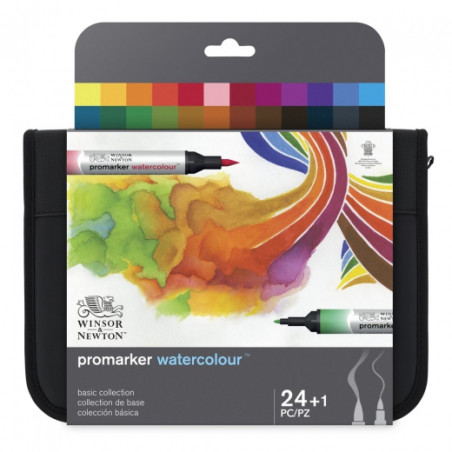 Winsor&Newton promarker watercolour zestaw 24+1