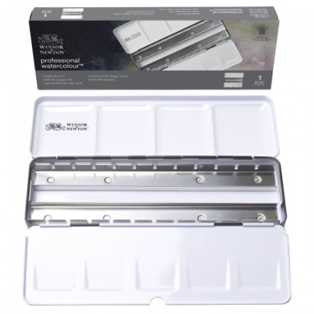 Winsor & Newton empty metal cassette for 24 semi-cubes