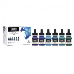 Liquitex acrylic ink set 30ml aqua colors
