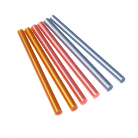 DP Craft wkłady klejowe metaliczne 7mm 6 sztuk - sklep plastyczny - sz