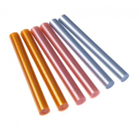 DP Craft wkłady klejowe metaliczne 11mm 6 sztuk - sklep plastyczny - s