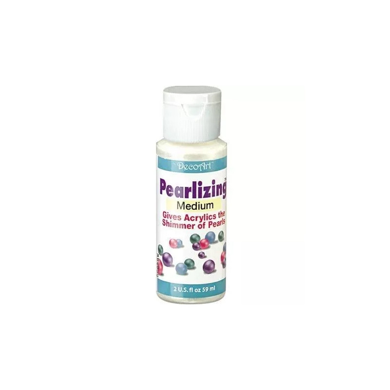 DecoArt 59 ml pearlizing medium pearl