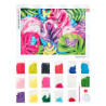 Haft diamentowy zestaw do diamond painting - twin flamingos - sklep pl