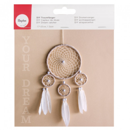 Rayher łapacz snów - beżowy - sklep plastyczny - szał dla plastyków