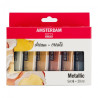 Amsterdam set of acrylic paints 6x20ml metallics